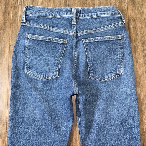 AGOLDE Merrel Jeans High Rise Straight Leg Blue Ankle - Picture 12 of 14